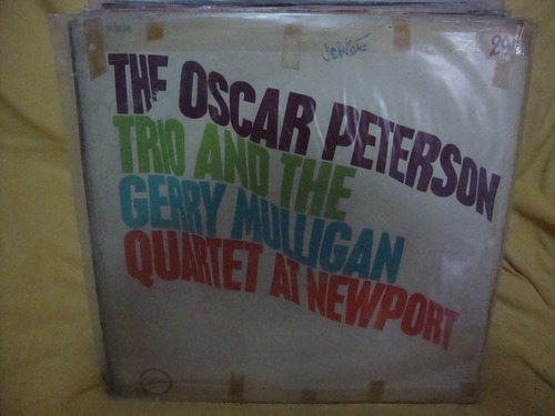 Vinilo The Oscar Peterson Trio And The Gerry Mulligan Qua J1