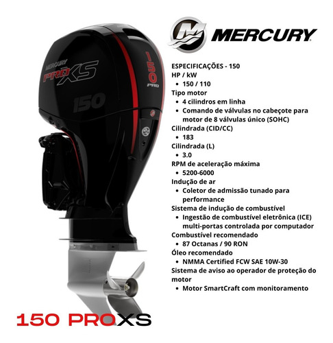 Imagem 4 de 15 de Lancha 21 Pés Semi-nova 29 Horas Mercury 150 Hp Pro Xs
