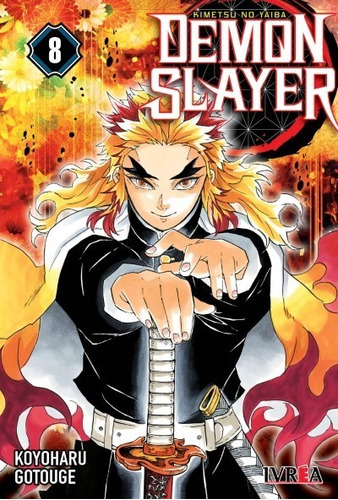 Manga Demon Slayer Kimetsu No Yaiba Tomo #8 Ivrea Argentina