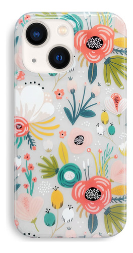 Funda Para iPhone 13 Transparente 6.1puLG Piel Sintetica