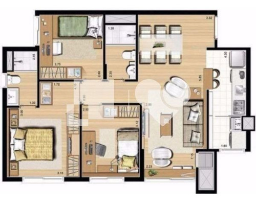 Imagem 2 de 5 de Apartamento - Passo Da Areia - Ref: 4953 - V-220846