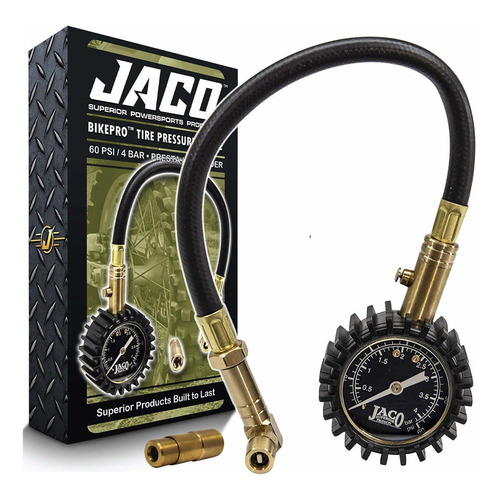 Jaco Bikepro Presta Manómetro De Presión De Neumáticos De 60