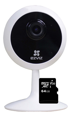 Cámara De Seguridad Ezviz Wifi Robótica Lente Fijo + Sd 64gb