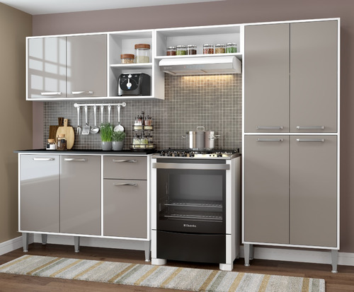 Imagem 6 de 7 de Cozinha Completa Compacta Xangai Plus Multimóveis