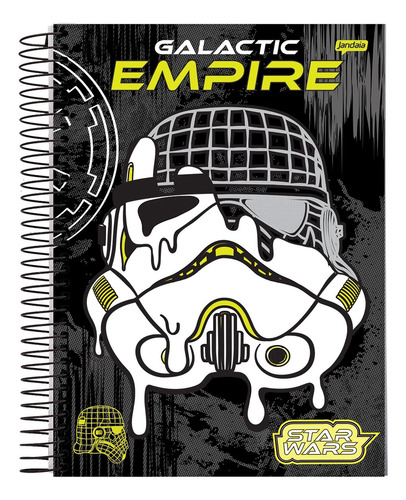 Caderno Star Wars 10 Matérias Univ. Espiral Jandaia Capa 5