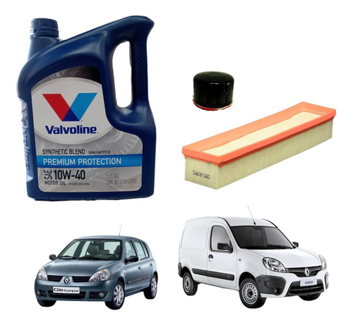 Kit De Aceite 10w40 Y Filtros Renault 1.5 Dci (kangoo/clio) 