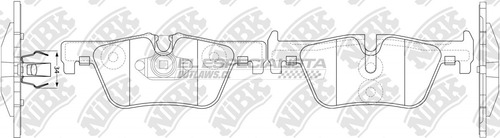 Pastillas De Freno Bmw 420i 2.0 2016 Nibk Trasera