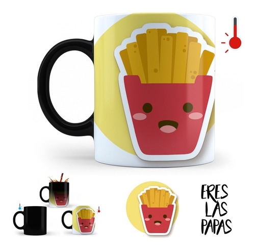 2 Tazas Mágicas Pareja San Valentín Divertida