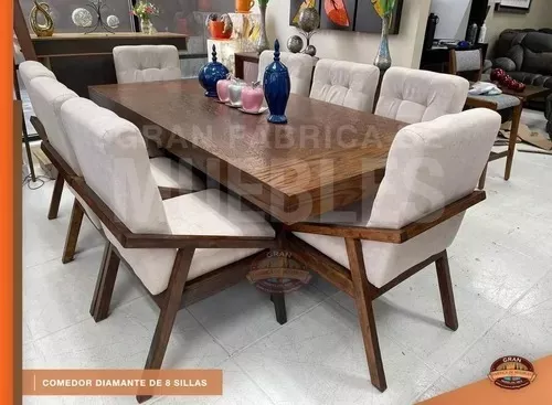 Comedor Completo de diseño moderno con 8 sillas