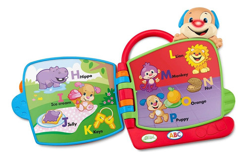 Fisher Price Libro Abc De Perrito Ríe Y Aprende