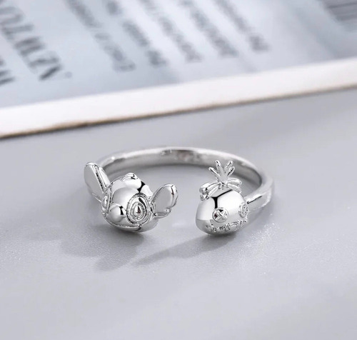 Jz 1 Anillo Ajustable Stitch Diseños Para Mujer