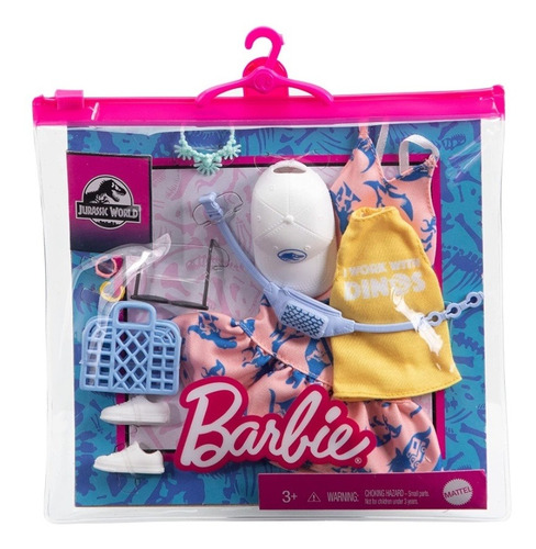 Imagem 2 de 2 de Barbie Roupas E Acessórios Regata Vestido Jurassic World Ms