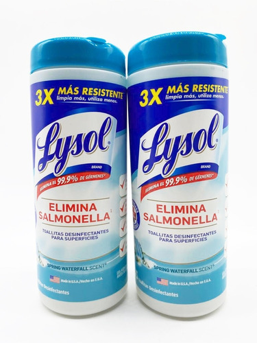 Toallas Lysol Desinfectantes Originales Promoción 2 Piezas