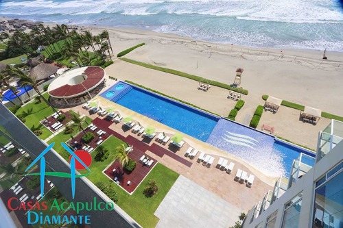 Imagen 13 de 30 de Cad Ocean Front 803. Terraza Con Vista Frontal Al Mar