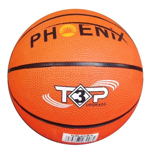 3 Balon Basketbol Goma Naranjo N3