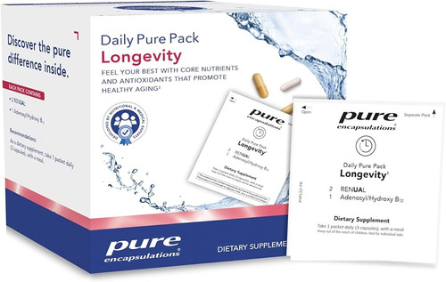 Pure Encapsulations | Daily Pure Longevity I 30 Packs