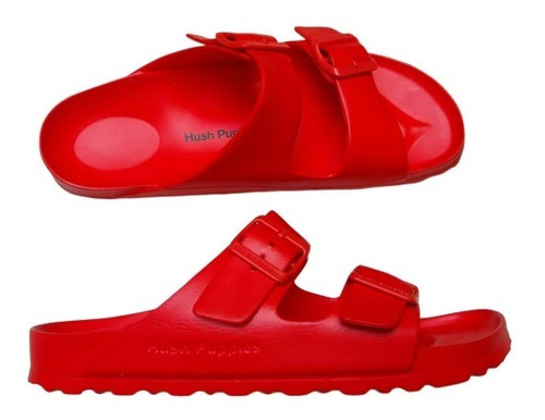 Sandalias Hush Puppies Modelo Sandy Talla 38 Roja Hvr 691191