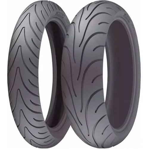 Par Pneu Michelin 180/55zr17+120/70zr17 Hornet Pilot Road 2