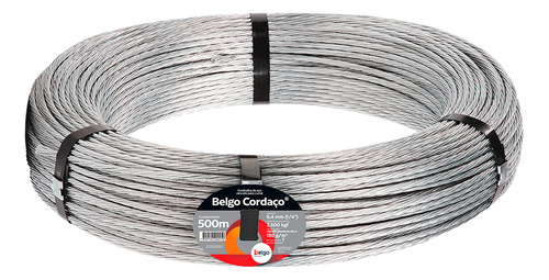 Cordoalha De Aço Galvanizado 7 Fios Belgo Ref. 40069101