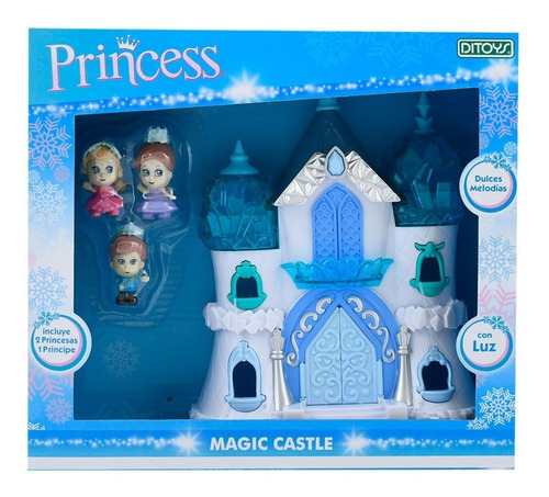 Princess Castillo Magic Castle 3 Figuras Luz Melodías Ditoys