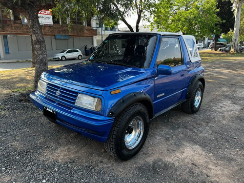 Imagen 1 de 14 de Suzuki Vitara Jlx 4x4 Techo De Lona Sidekick 1993 Azul!!