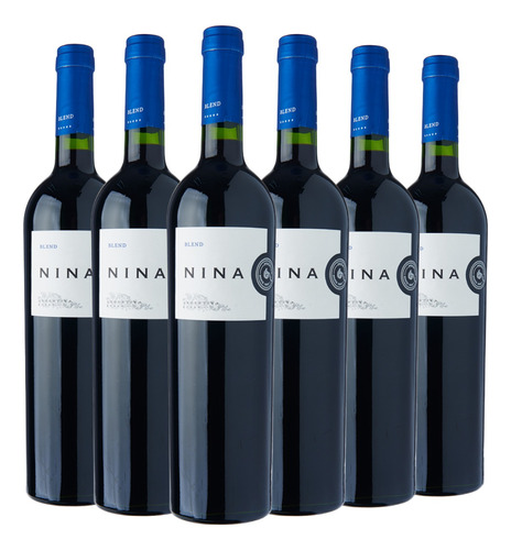 Vino Nina Gold Blend Caja X 6 X 750ml.