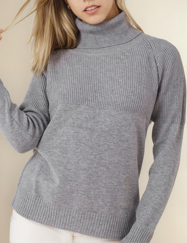 Sweater Polera Bremer Lycra Para Dama