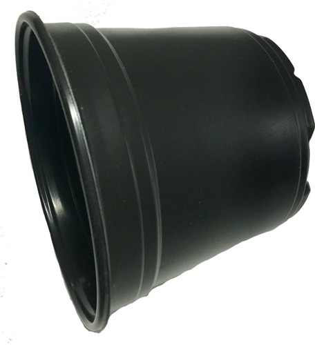 Maceta 6 Pulgadas 50 Macetas Negras Matec