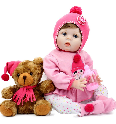 Muñeca Aori  Reborn Baby Doll De 22 Pulgadas Realista Co Mnc 