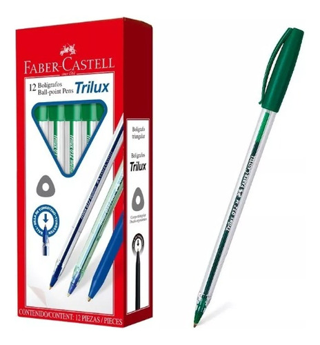 Boligrafo - Lapicera Trilux X12 Faber-castell Colores Varios