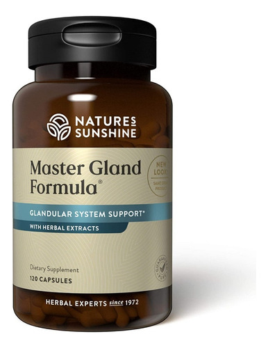 Master Gland Formula Nature´s Sunshine 120 Capsulas Sabor Sin sabor