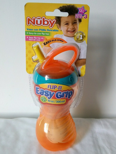 Nuby Termo Vaso Entrenador Con Pitillo Retraible 10oz 