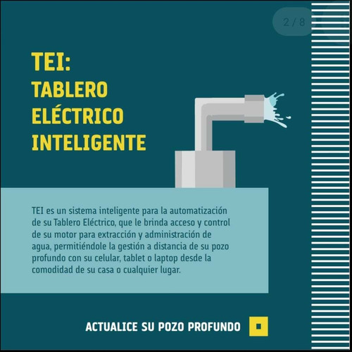 Imagen 2 de 8 de Tablero Eléctrico Inteligente Tei Para Bomba Sumergible