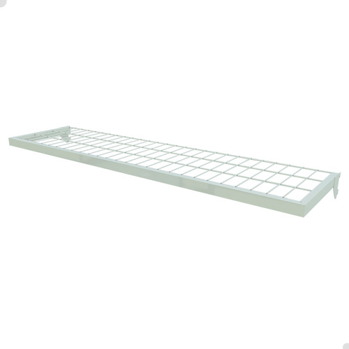 Prateleira Aramada 90x30cm Tubo 20x30mm Organizador 1 Uni Cor Branco