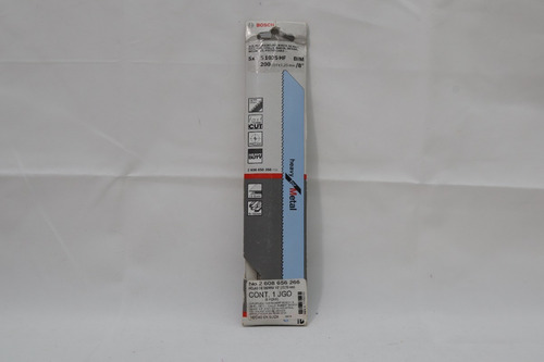 Set De 5 Hojas Sierras Bi-metal 10tpi 8-plg Bosch 2608656266 (Usado)