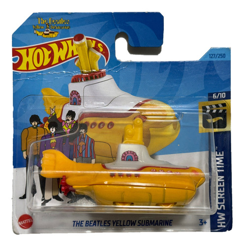 Hot Wheels 2023 The Beatles Yellow Submarine 127/250 S Time