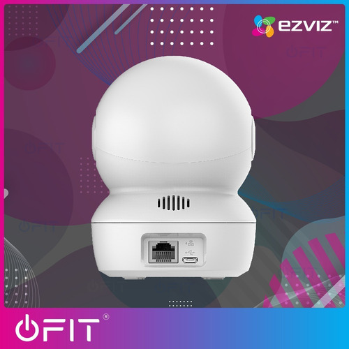 Cámara Baby Call Wifi Full Hd Ezviz Audio Interior 360° Color Blanco