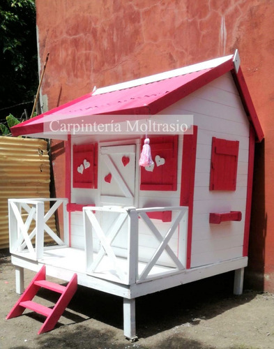 Casa Infantil Modelo Lola - Calidad Premium En Madera 