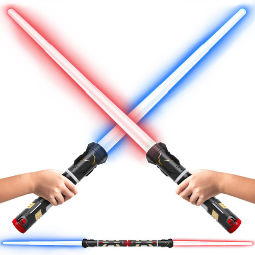 Espada Iluminada 2 En 1 Con Sonido Y Led Para Niños Y Adulto