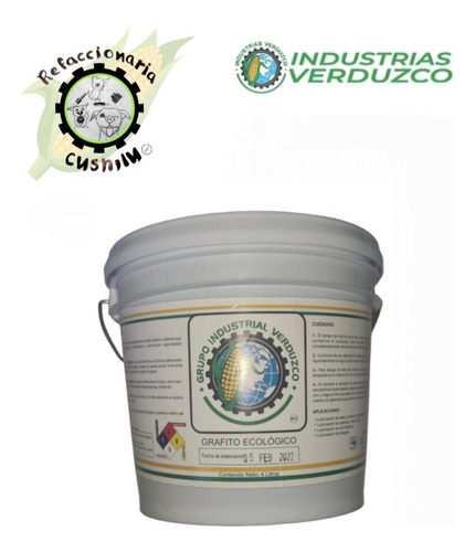 Grafito Ecológico Galón (4lts) Para Máquinas Tortilladoras 