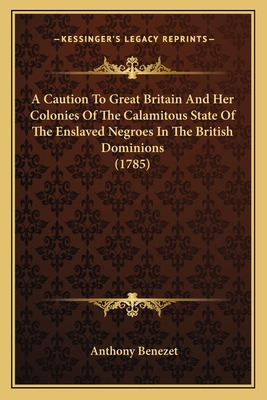 Libro A Caution To Great Britain And Her Colonies Of The ...