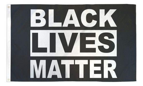 Bandera Black Lives Matter - 3 X 5 Pies - Cartel De Poliéste