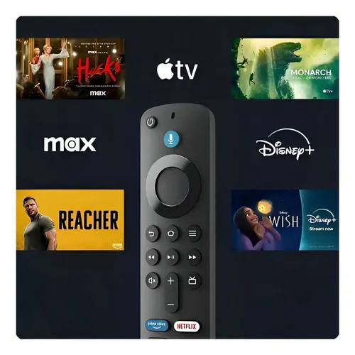 Fire Tv Stick Hd Amazon 8gb Wi-fi 6 Com Controle Alexa Voice Preto