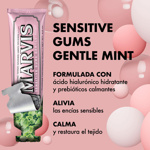 Marivs Pasta Dental Sensibilidad Rosa Menta 75ml