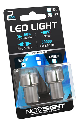 Bombilla Led 1157, 300% Brillante 2357 Luz De Circulaci...