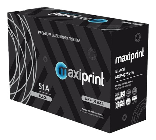 Imagen 1 de 2 de Toner Hp Maxiprint Q7551a 51a P3005 P3005d P3005n