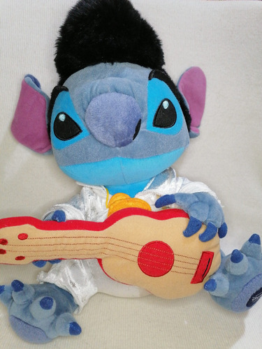 Peluche Original Stitch Elvis Presley Disney Store 35cm.