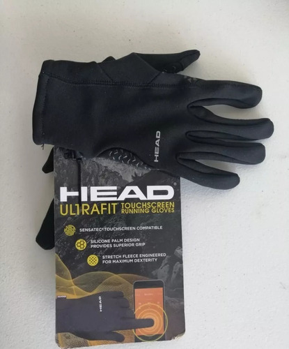 HEAD Mens Ultrafit Touchscreen Running Gloves