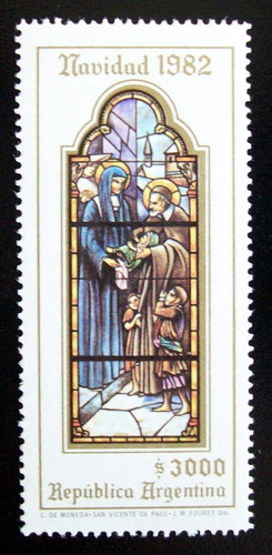 Argentina Arte, Sello Gj 2077 Navidad 82 Mint L5250