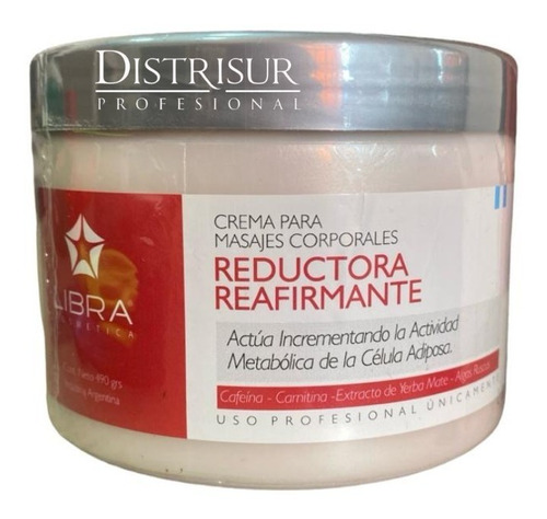 Libra Crema Reductora Reafirmante X 500grs